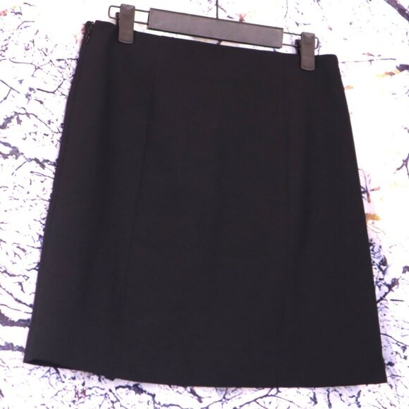 BLACK MINI SKIRT 4 French Connection Zipper Pockets Mall Goth Academia Party Y2K - Picture 4 of 7